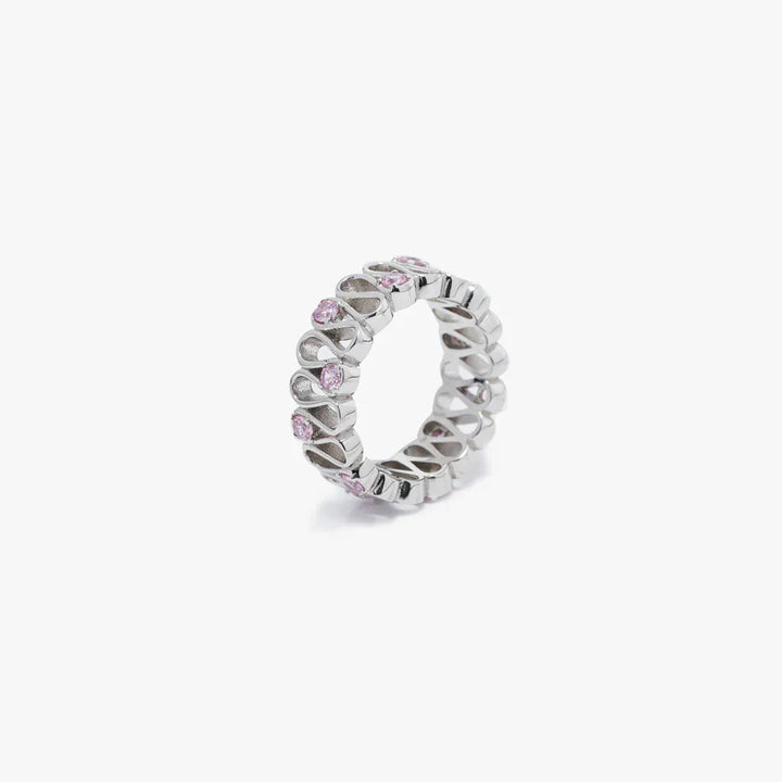 Tidal Bloom Ring in 925 Sterling Silver - BE FRUITFUL