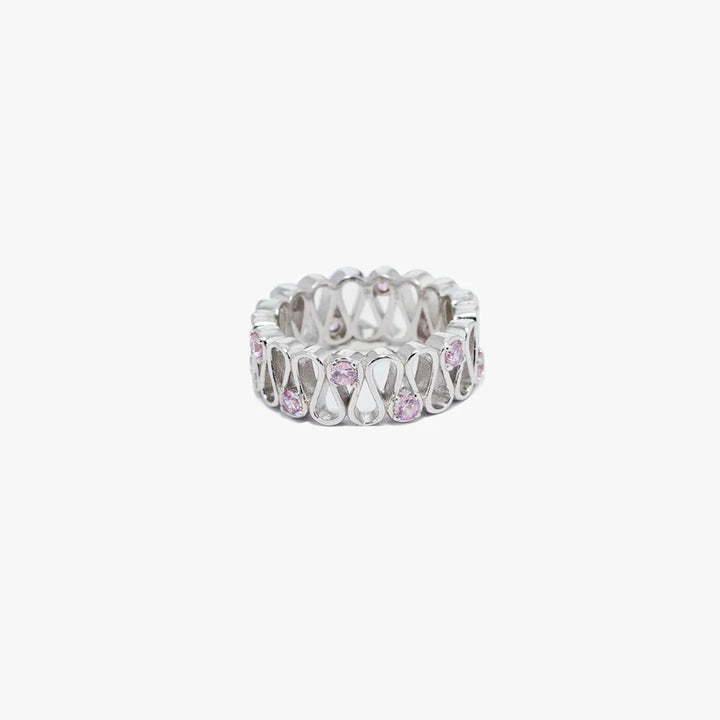 Tidal Bloom Ring in 925 Sterling Silver - BE FRUITFUL