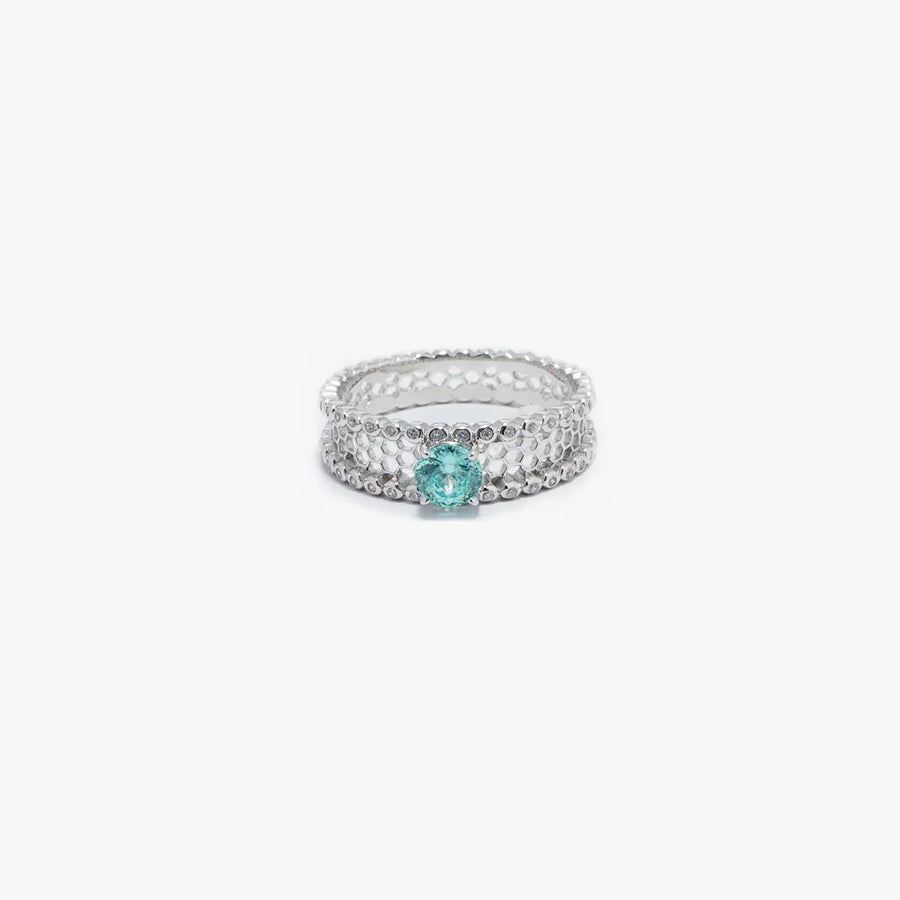 Cerulean Haven Ring in 925 Sterling Silver - BE FRUITFUL