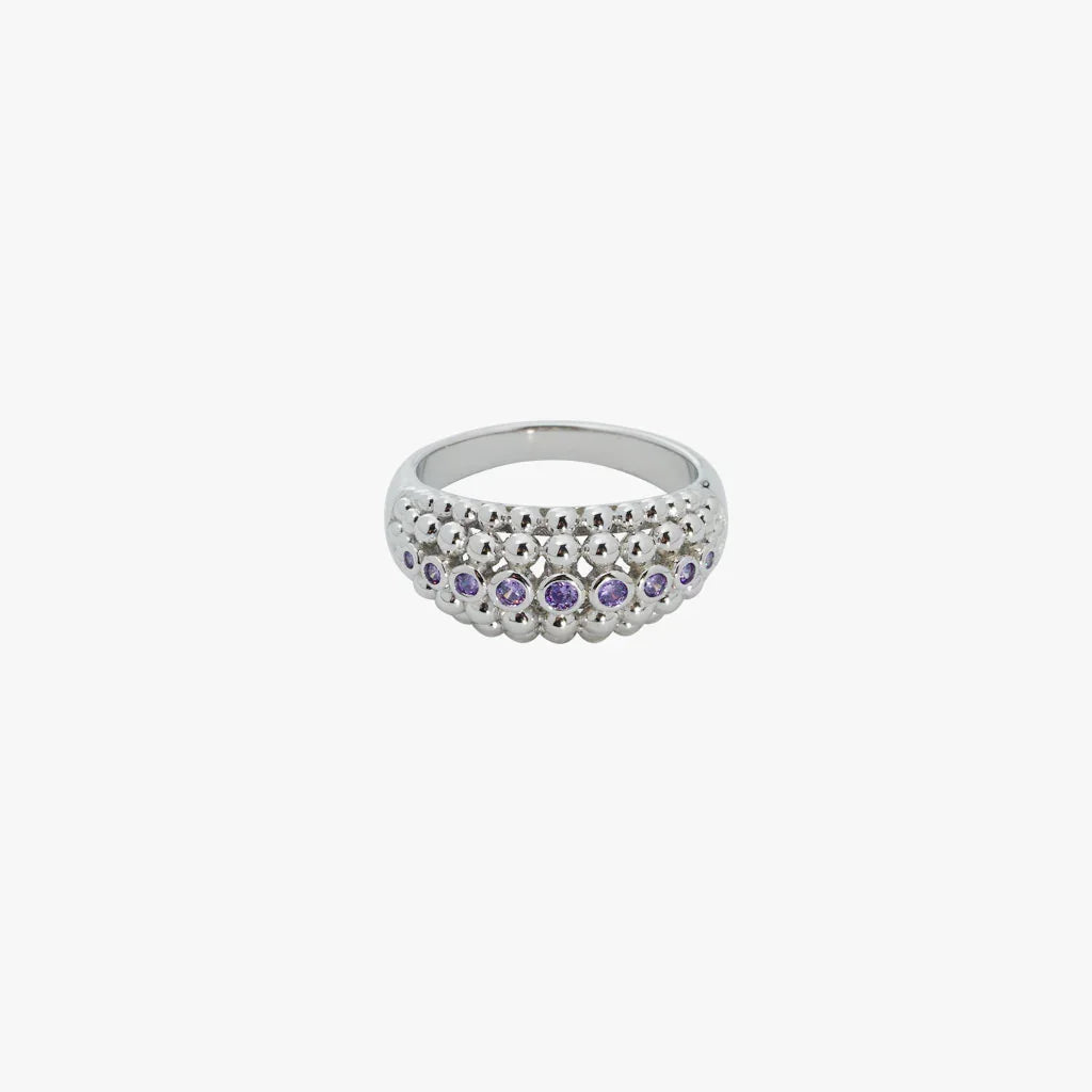 Violet Waltz Ring in 925 Sterling Silver - BE FRUITFUL