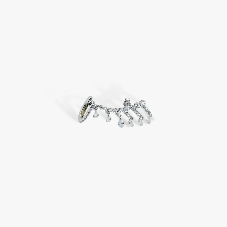 Aureate Vine Earrings in 925 Sterling Silver - BE FRUITFUL