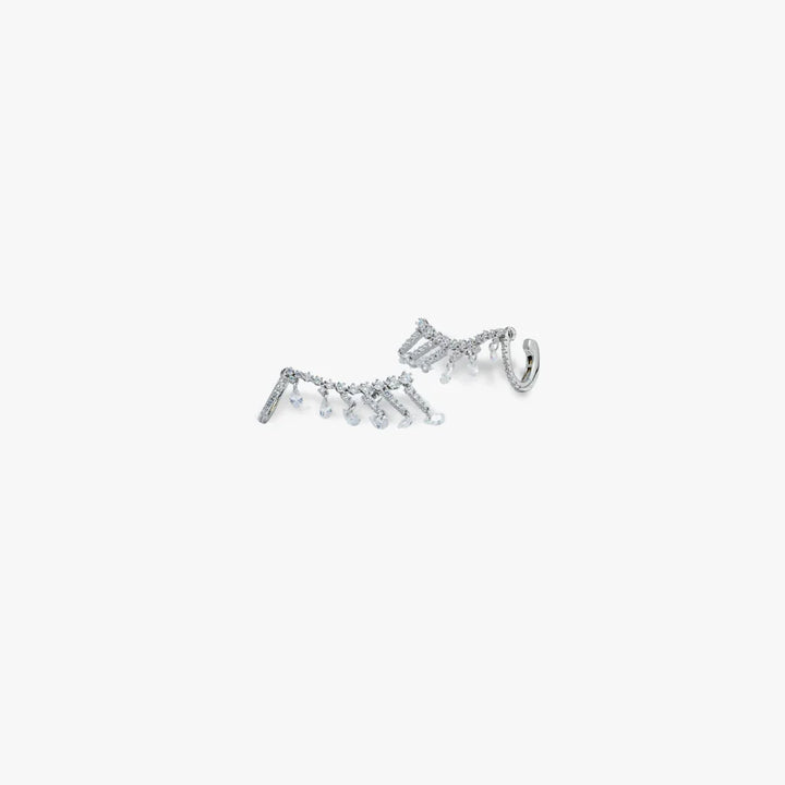 Aureate Vine Earrings in 925 Sterling Silver - BE FRUITFUL