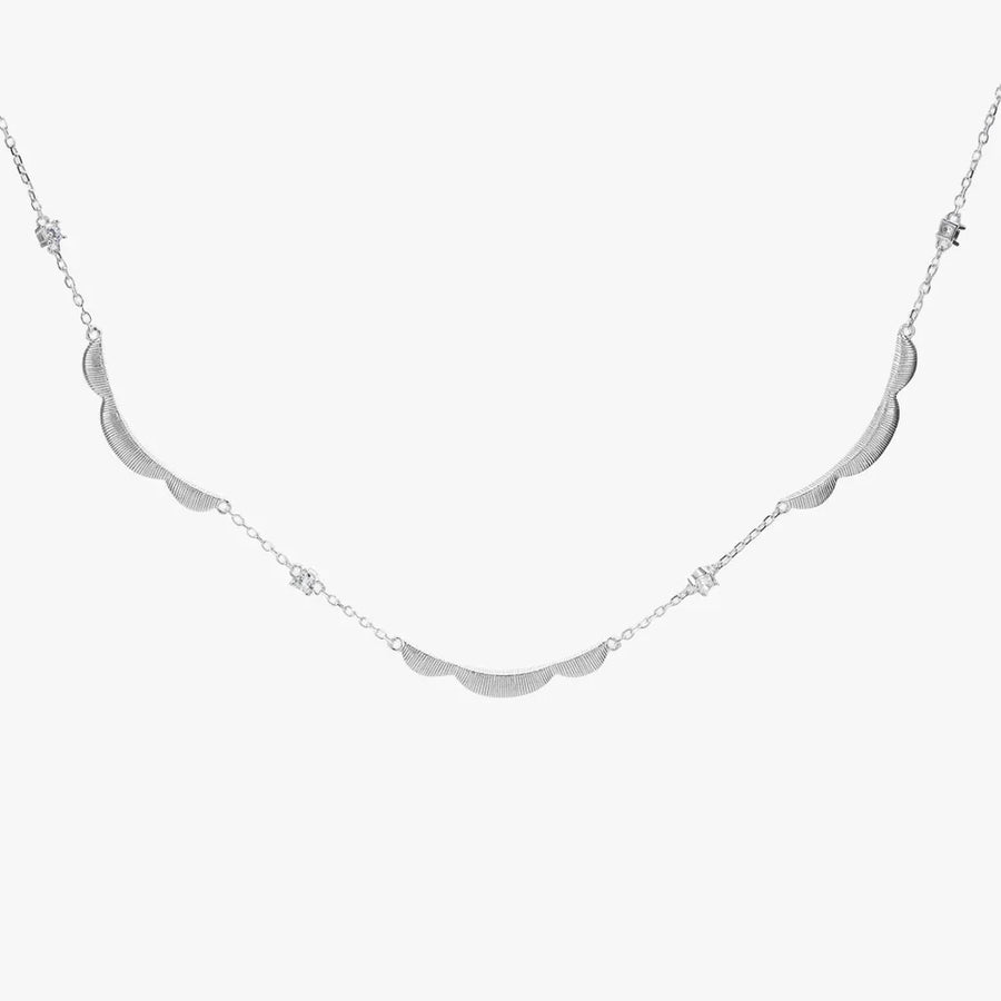 Lunar Arc Necklace in 925 Sterling Silver - BE FRUITFUL