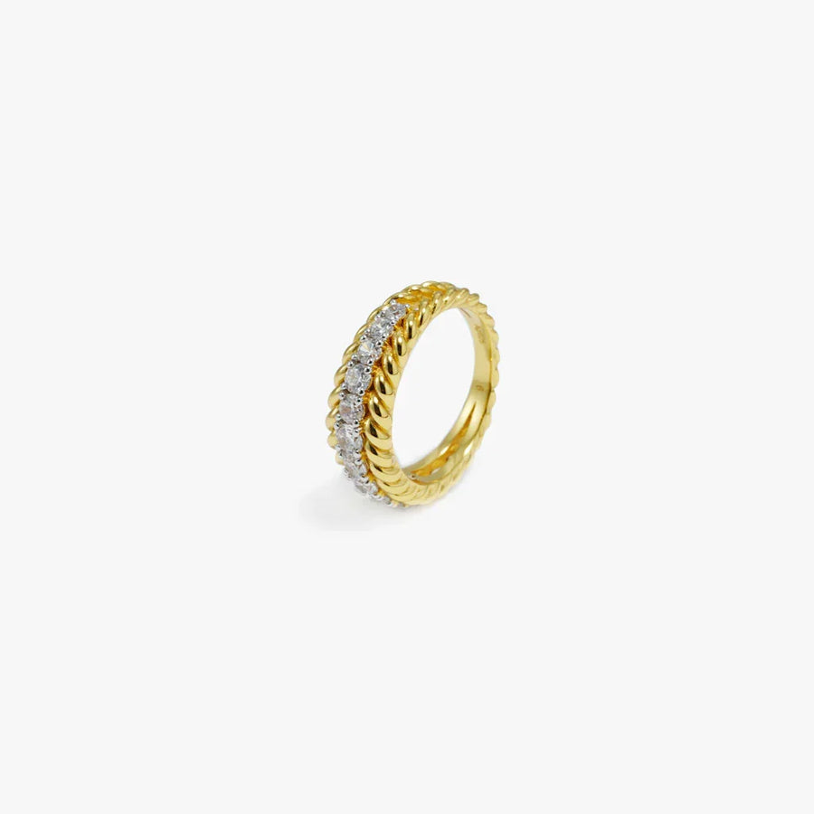 Braid Ring in 925 Sterling Silver - BE FRUITFUL
