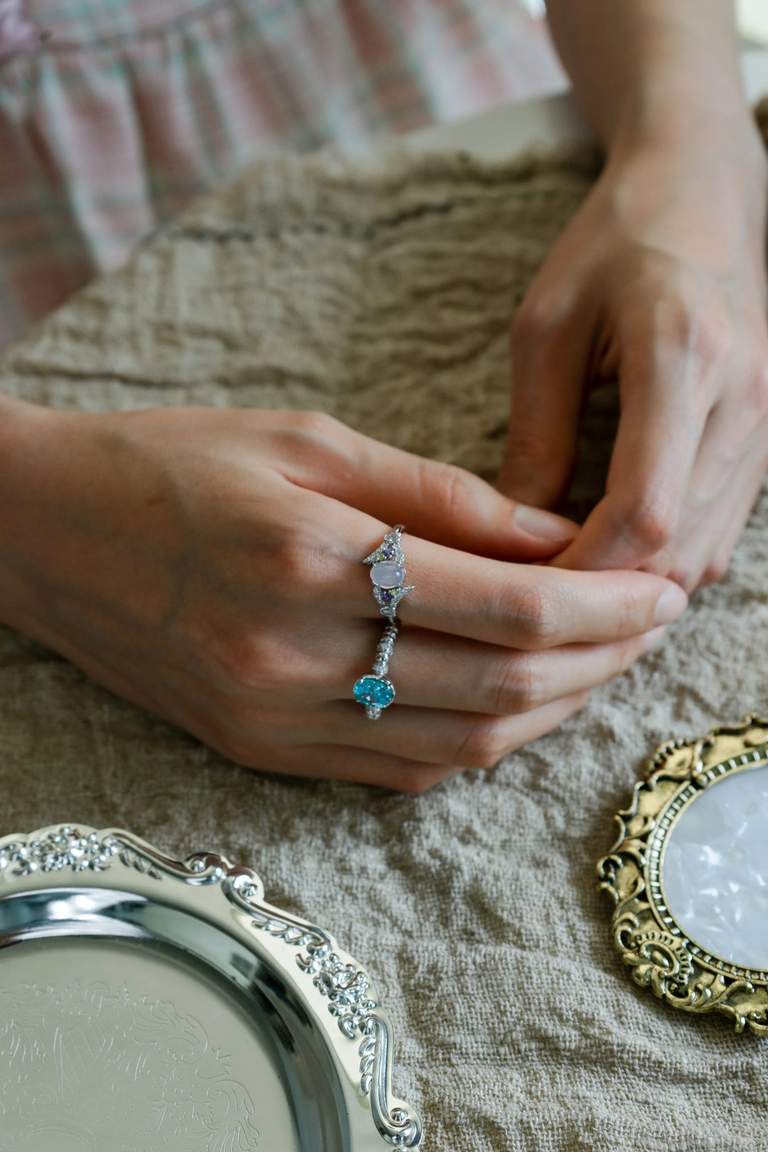 Seine Azure Aquamarine Ring in 925 Sterling Silver - BE FRUITFUL