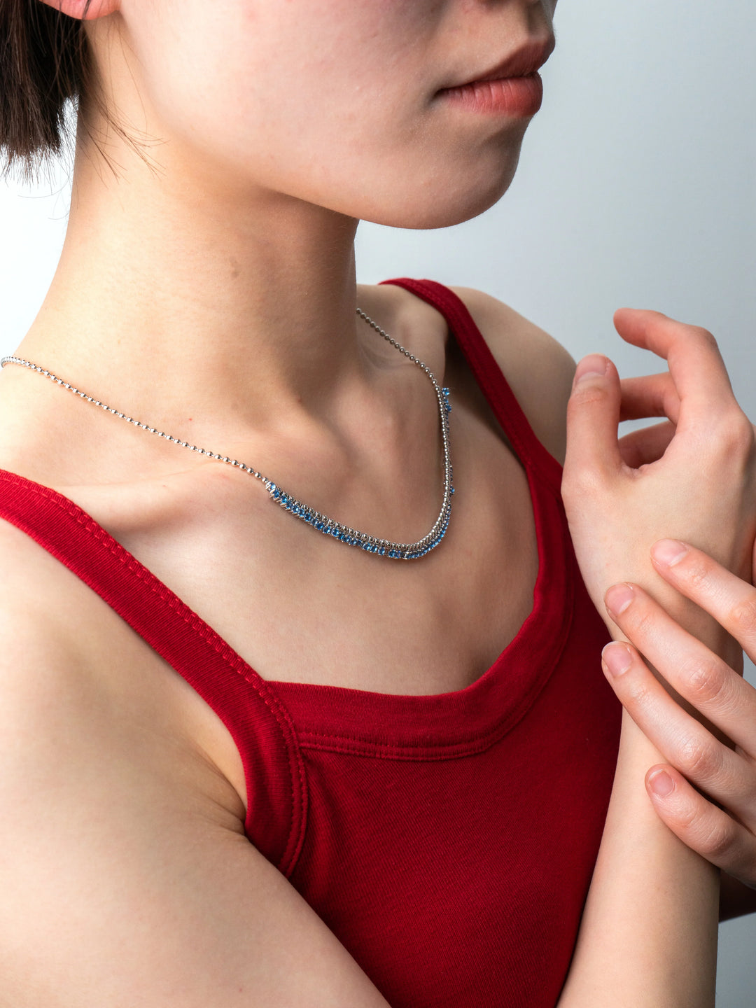 Indigo Melody Necklace in 925 Sterling Silver - BE FRUITFUL