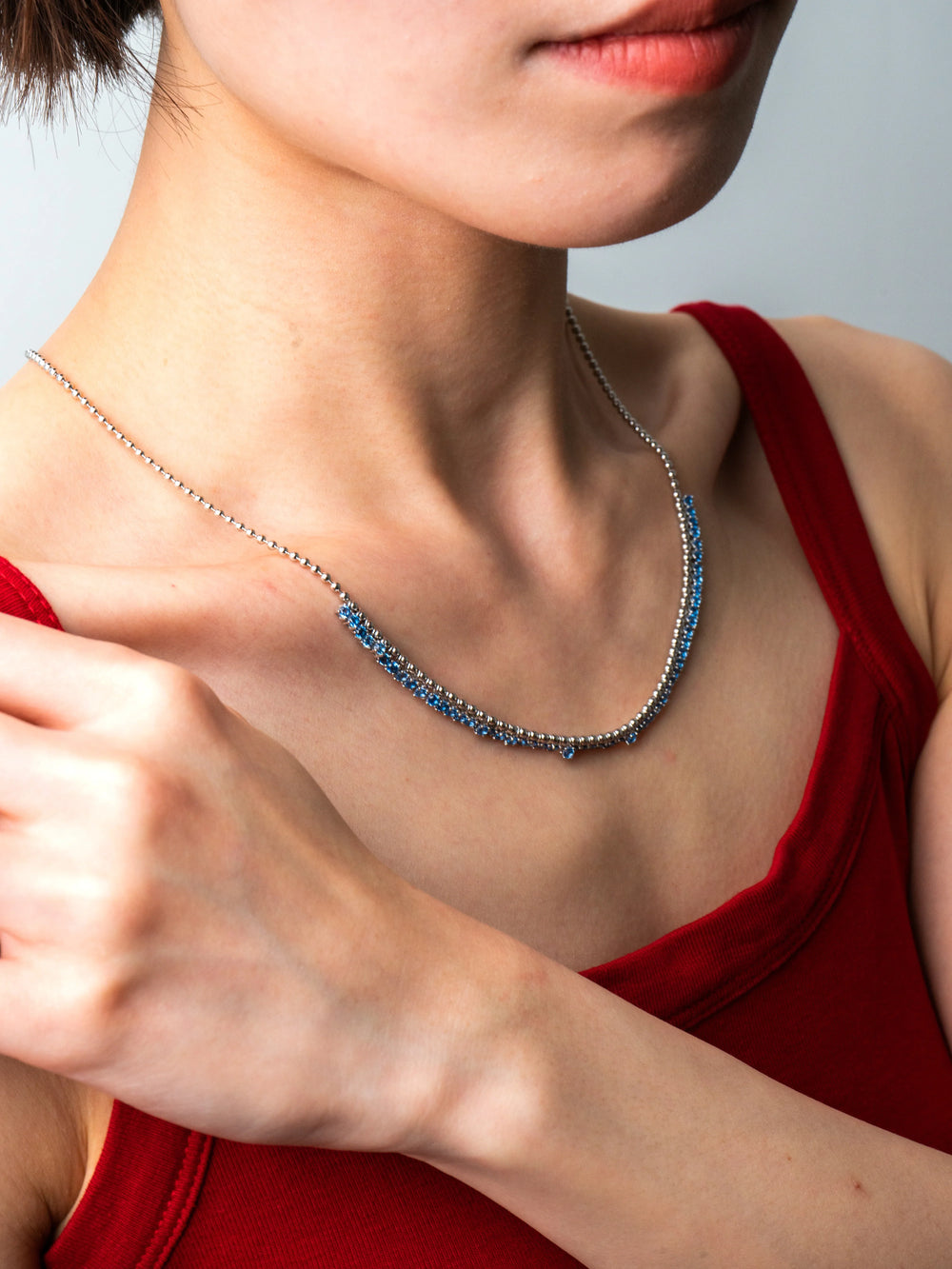 Indigo Melody Necklace in 925 Sterling Silver - BE FRUITFUL