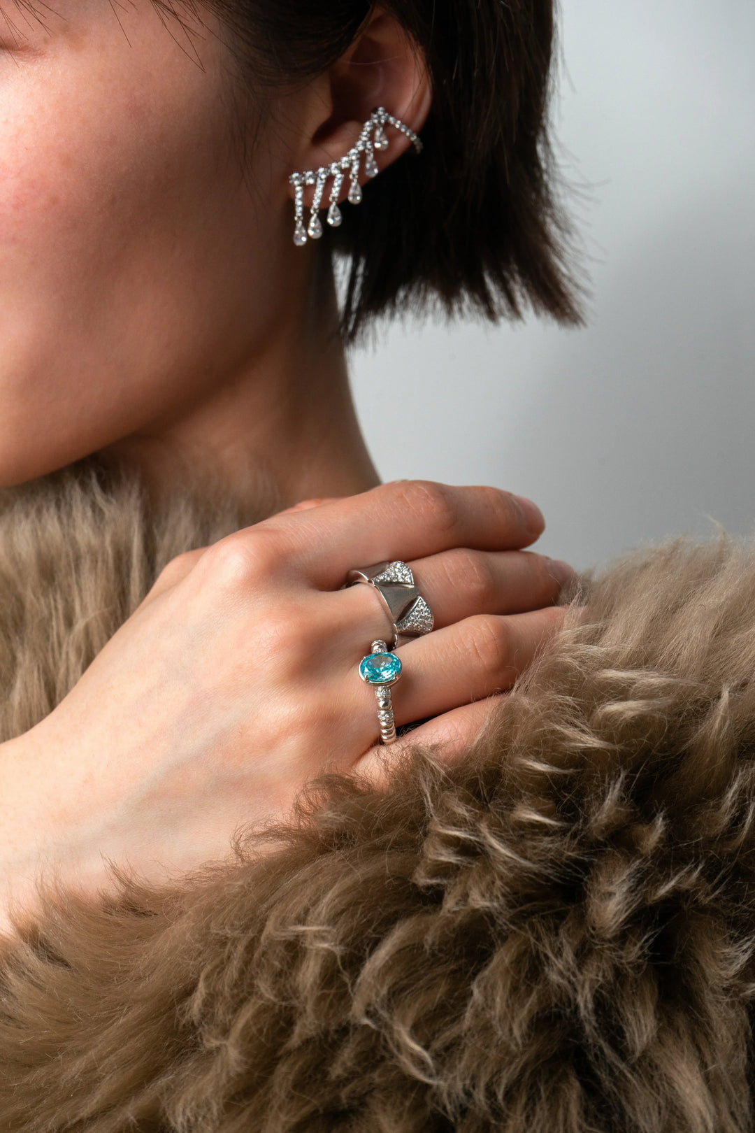 Exquisite Lattice Ring in 925 Sterling Silver - BE FRUITFUL