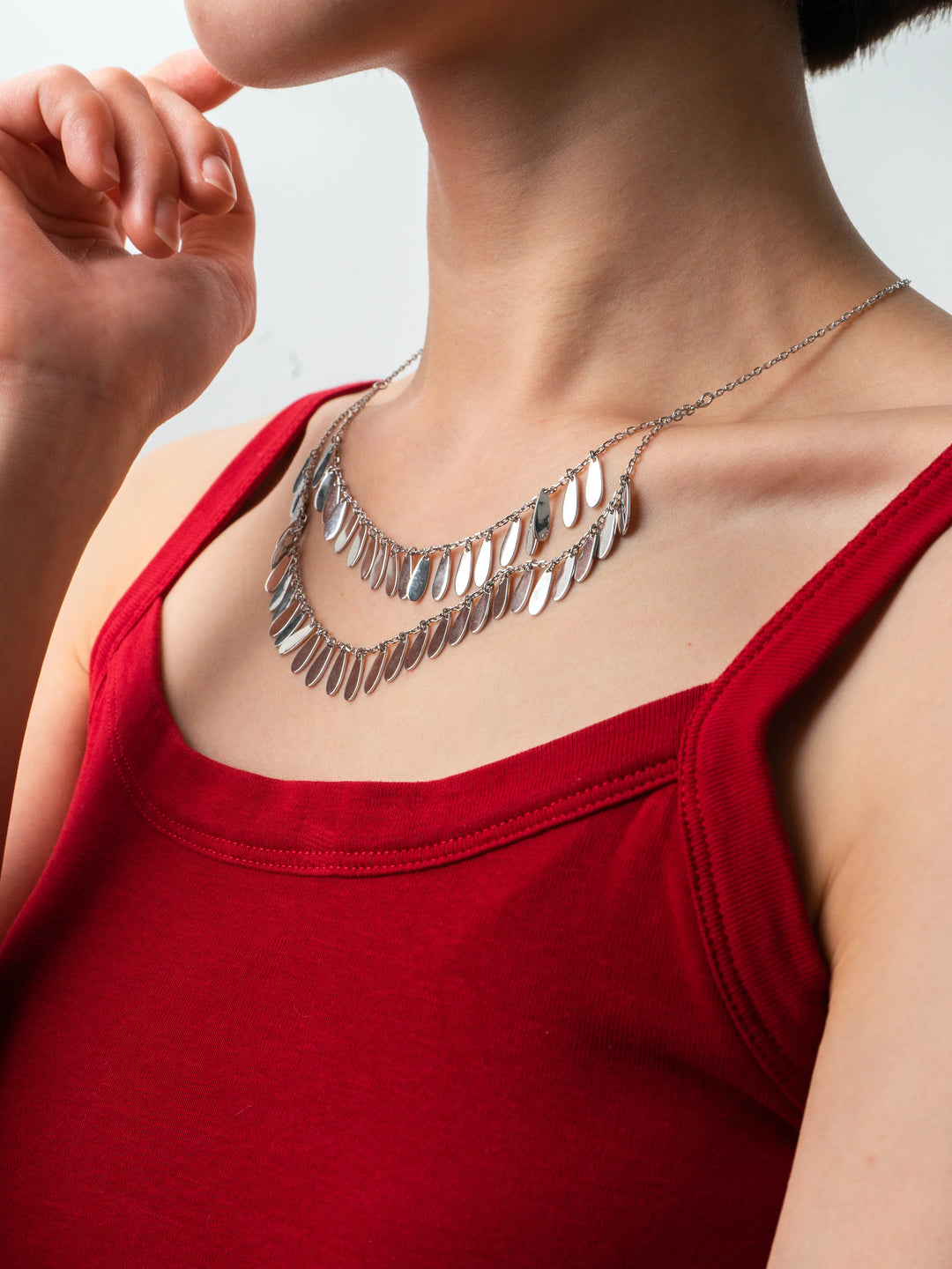 Raindrop Necklace in 925 Sterling Silver - BE FRUITFUL