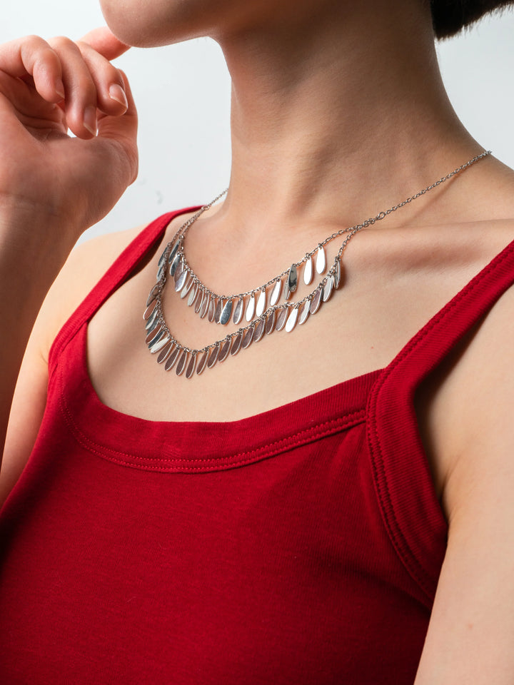 Raindrop Necklace in 925 Sterling Silver - BE FRUITFUL