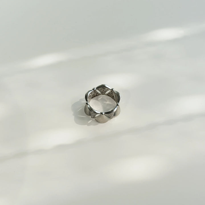 Exquisite Lattice Ring in 925 Sterling Silver - BE FRUITFUL