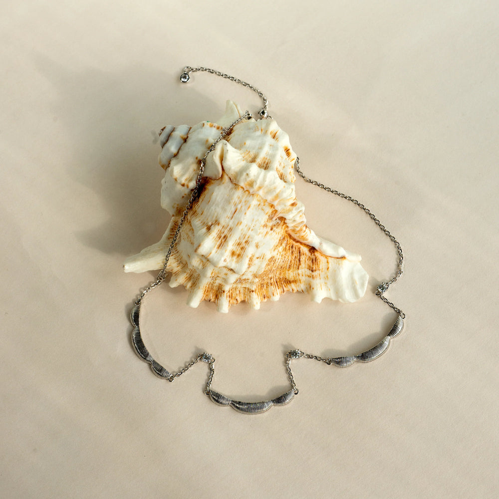 Lunar Arc Necklace in 925 Sterling Silver - BE FRUITFUL