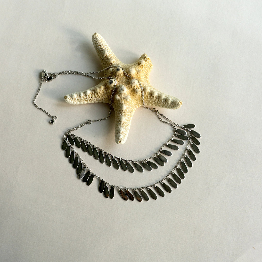 Raindrop Necklace in 925 Sterling Silver - BE FRUITFUL