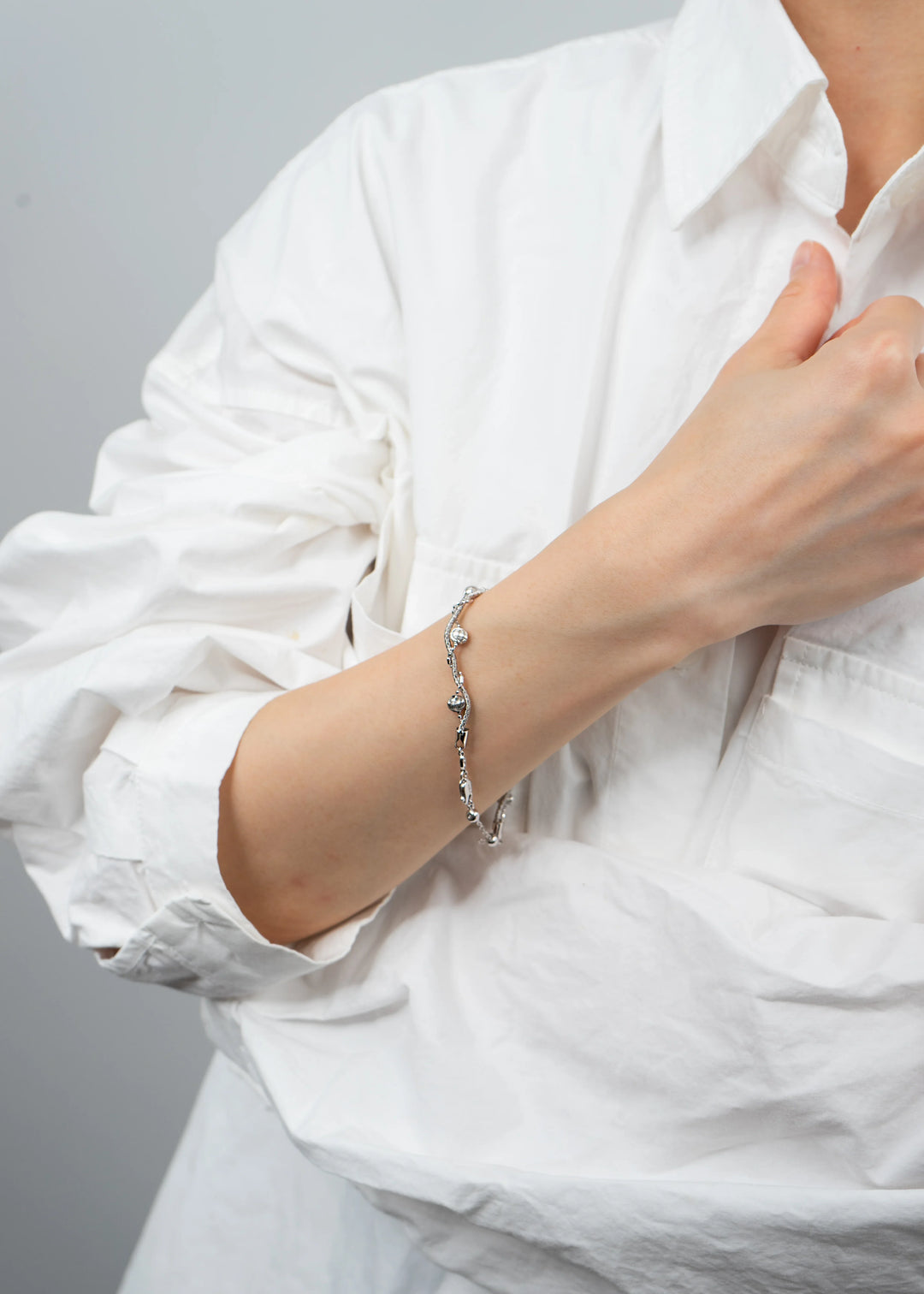 Vine Whisper Bracelet in 925 Sterling Silver - BE FRUITFUL