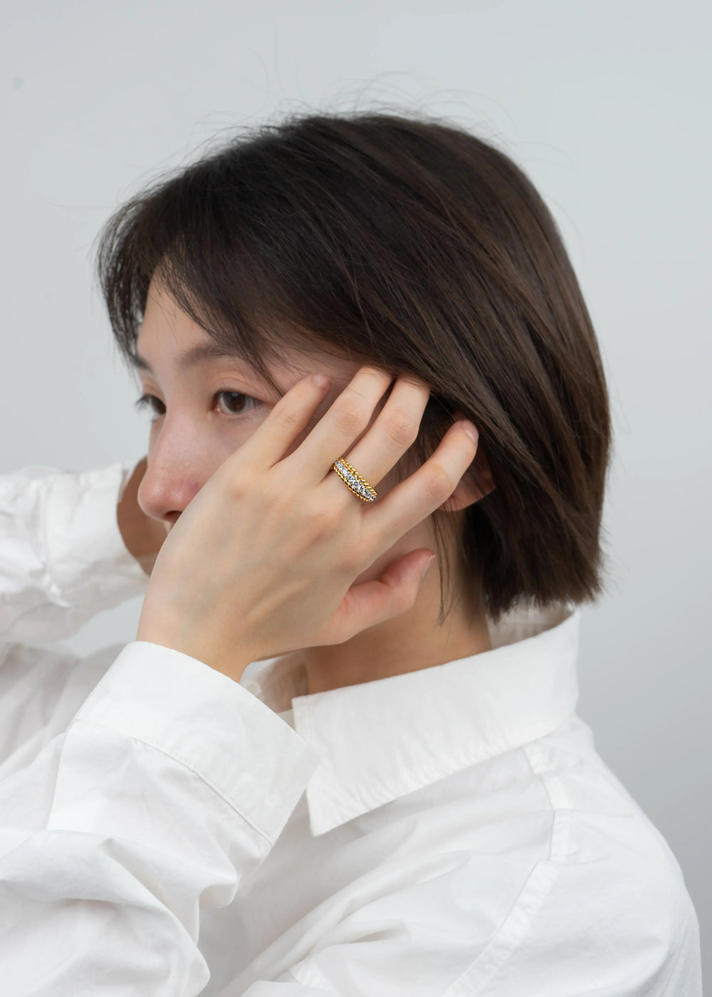 Braid Ring in 925 Sterling Silver - BE FRUITFUL