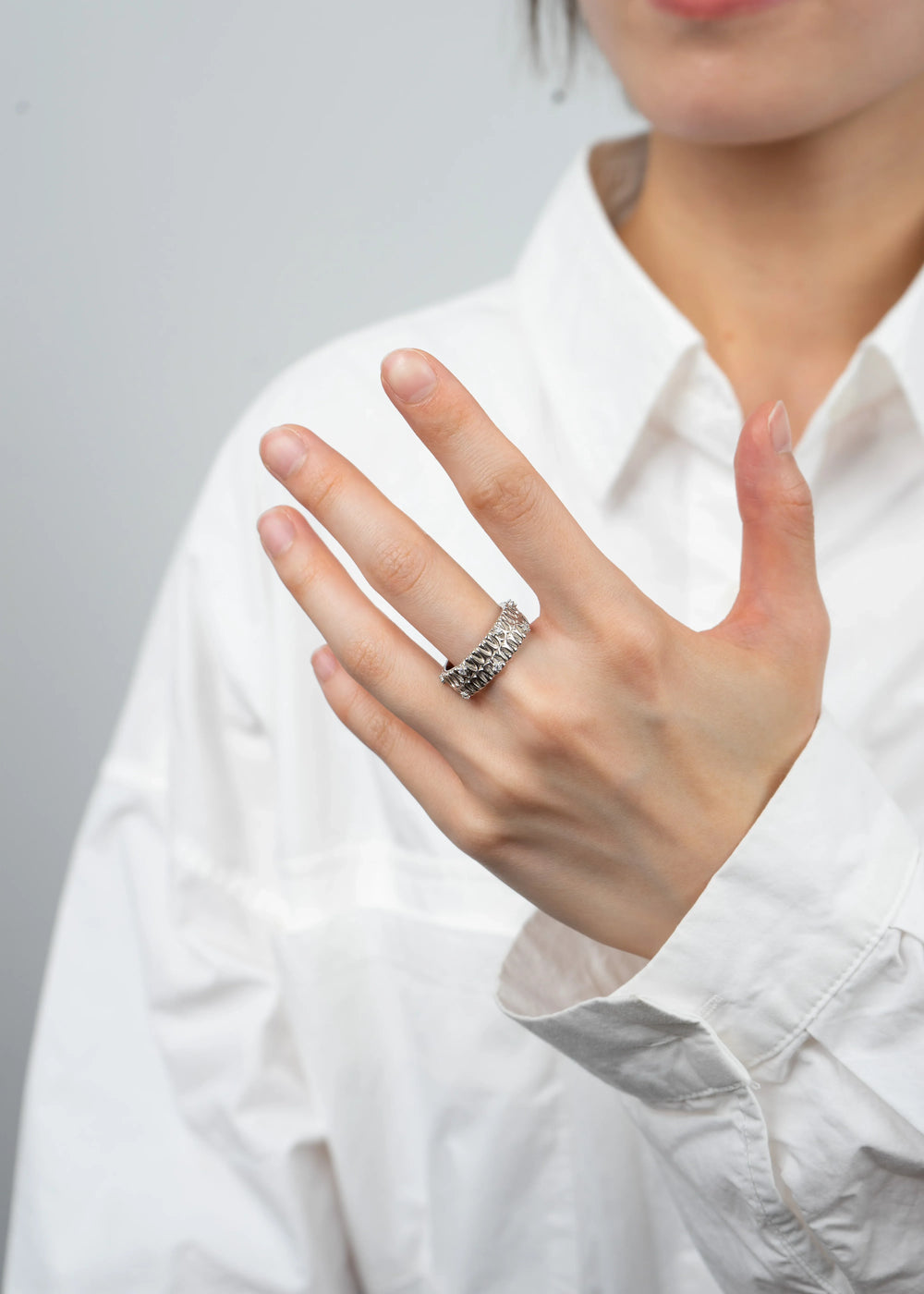 Glacial Sweetheart Ring in 925 Sterling Silver - BE FRUITFUL