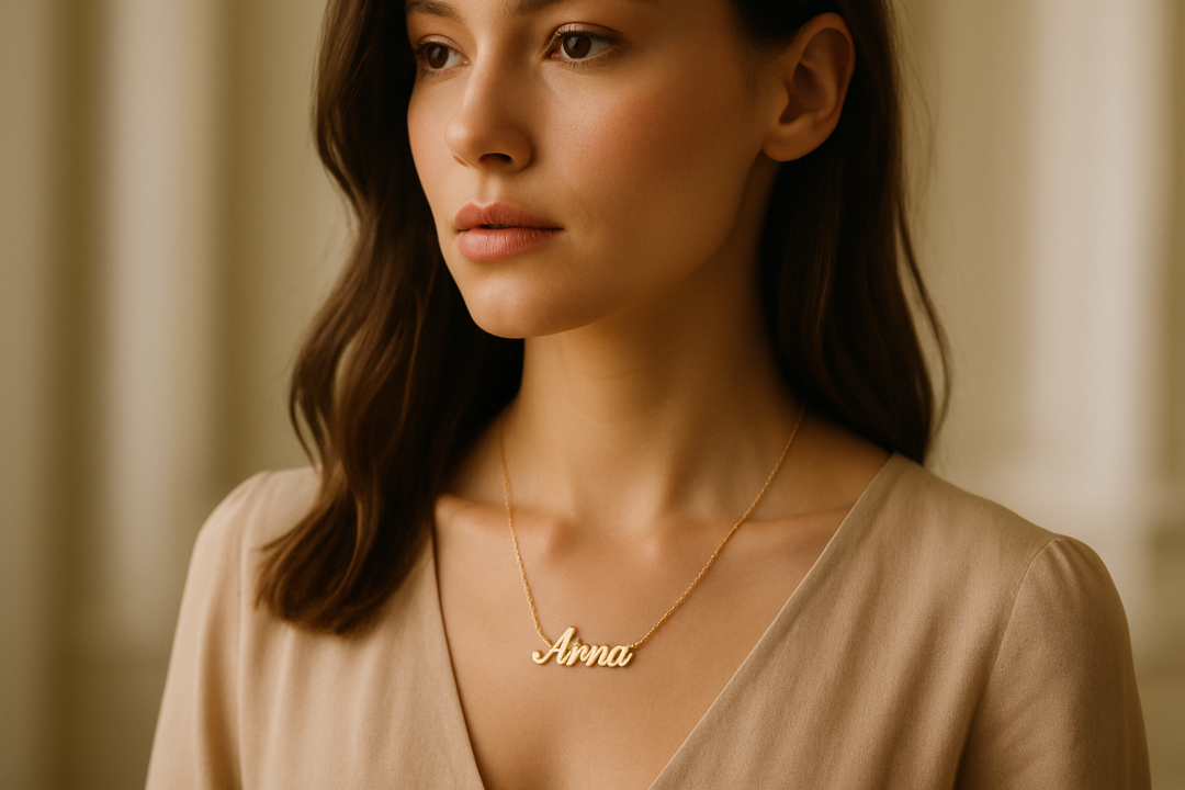 Nameplate Necklaces: 90s Trend Making a Comeback