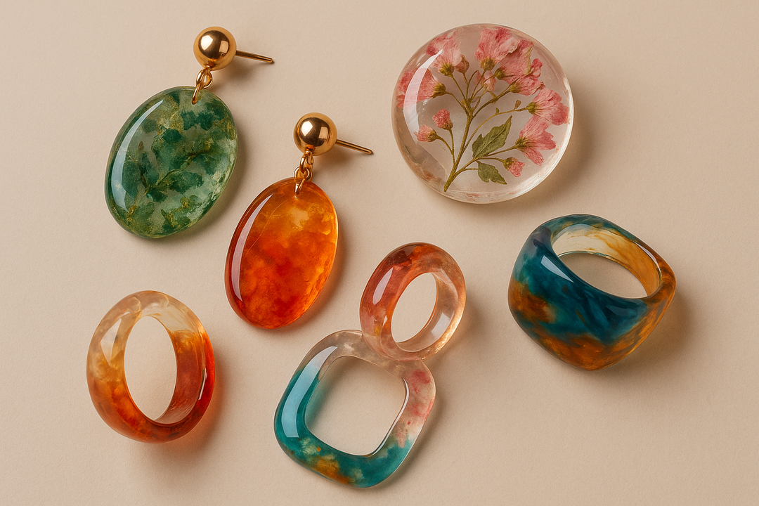 Resin & Acrylic Jewelry: Bold Colorful Fashion Accessories