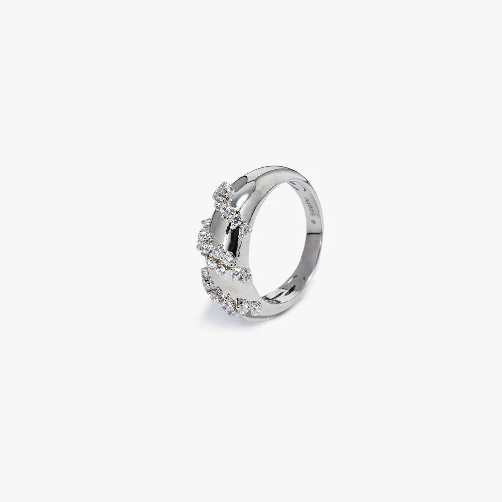 Starry Glide Ring in 925 Sterling Silver - BE FRUITFUL