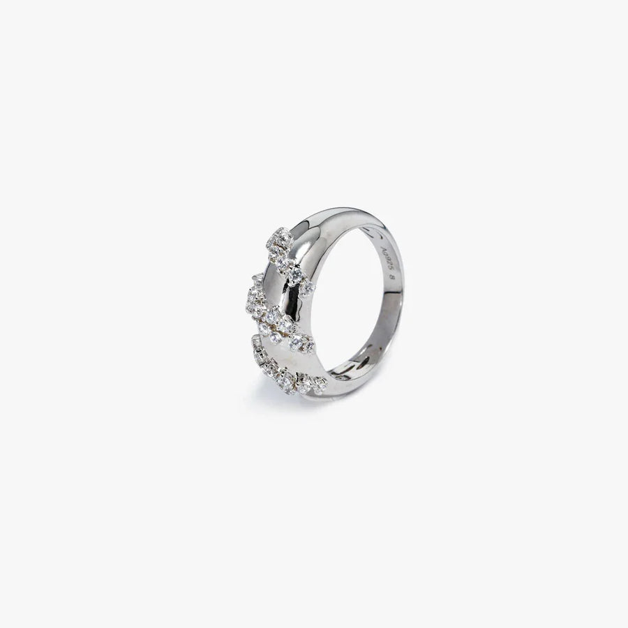 Starry Glide Ring in 925 Sterling Silver - BE FRUITFUL