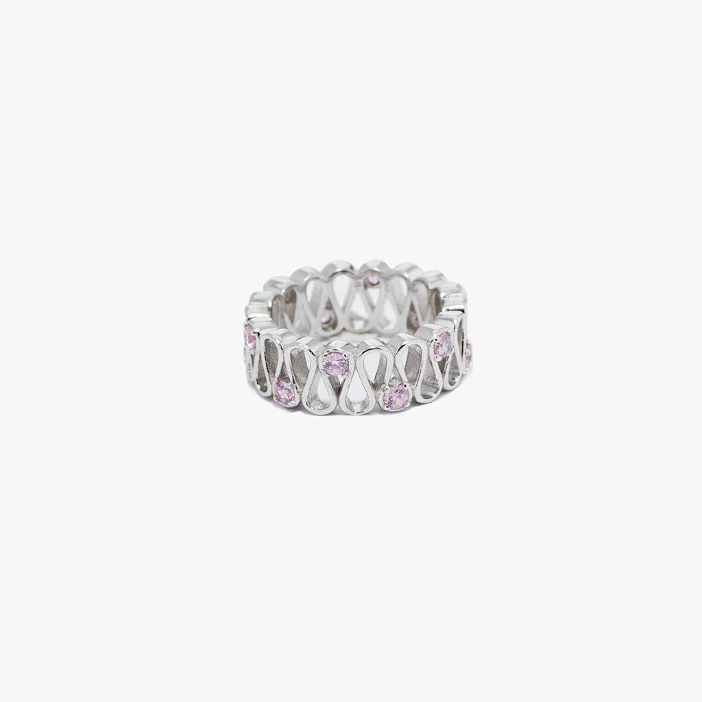 Tidal Bloom Ring in 925 Sterling Silver - BE FRUITFUL