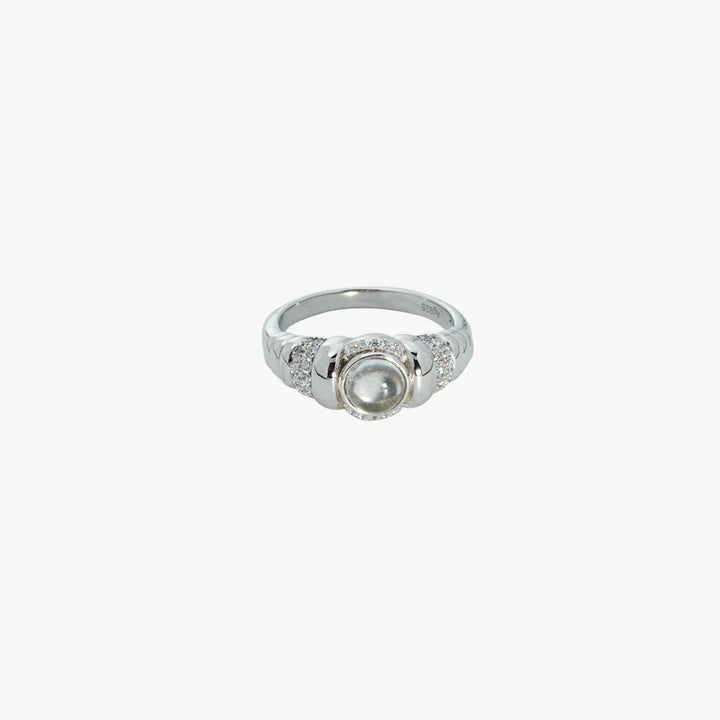Lune Blanc Rêverie Ring in 925 Sterling Silver - BE FRUITFUL
