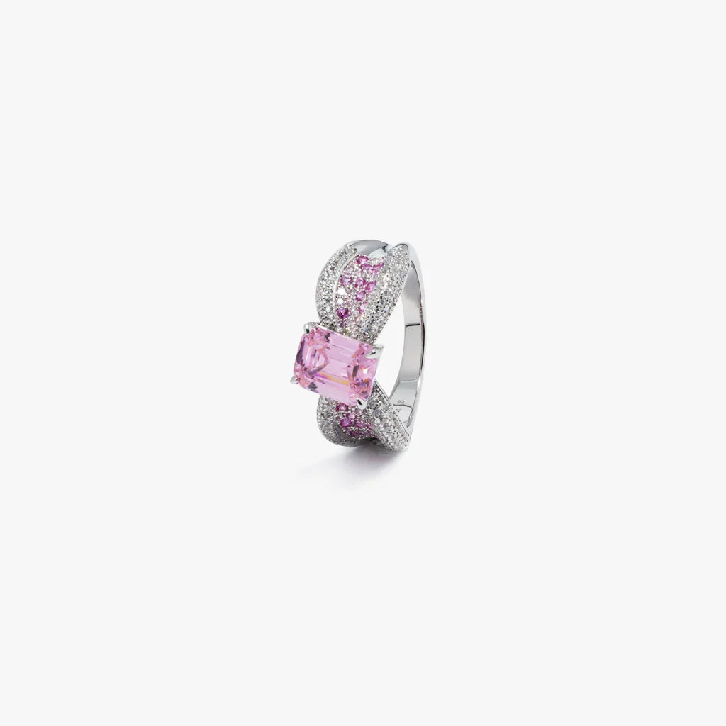 Blissful Princess Bow Ring in 925 Sterling Silver - BE FRUITFUL
