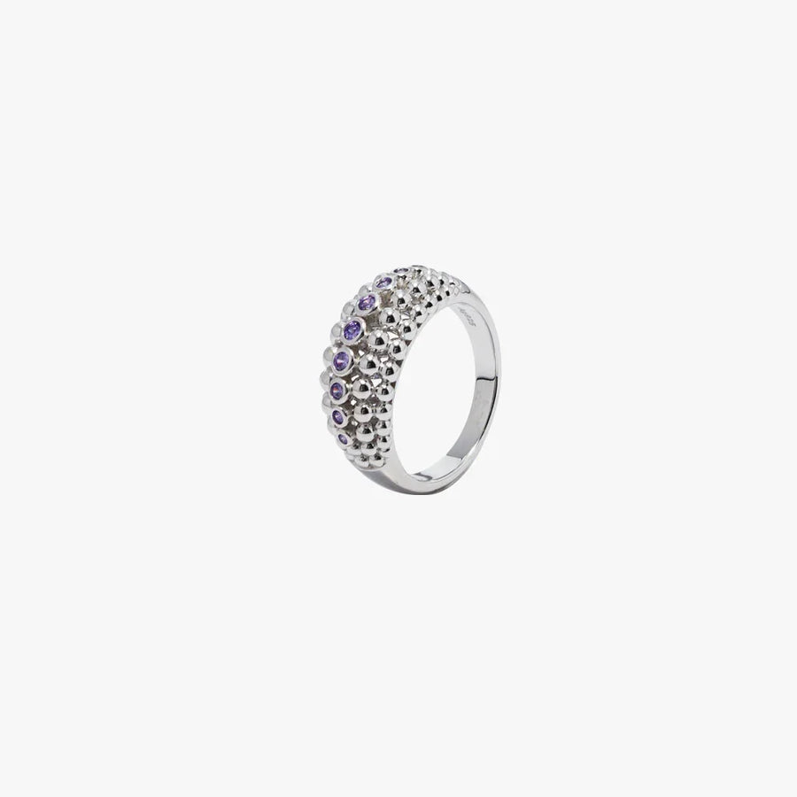 Violet Waltz Ring in 925 Sterling Silver - BE FRUITFUL