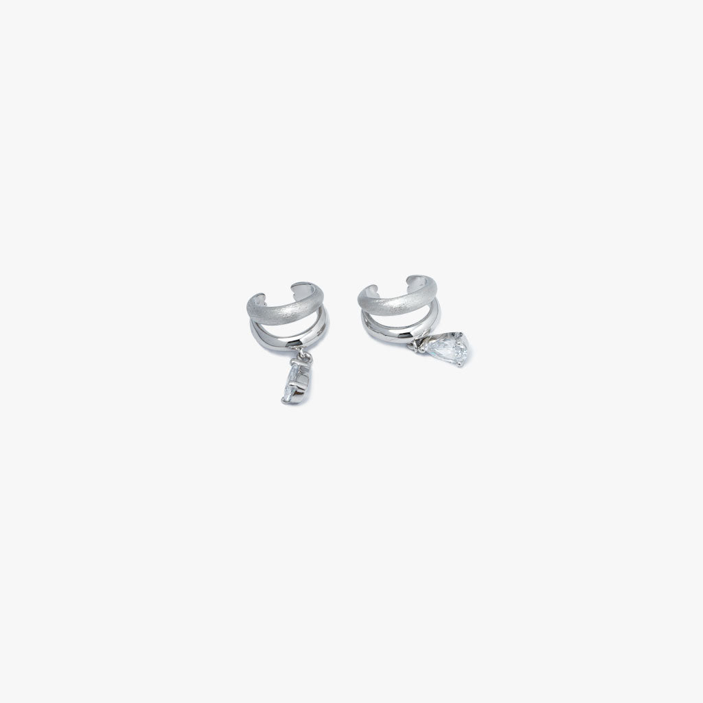 Dual Aurora Earrings in 925 Sterling Silver - BE FRUITFUL