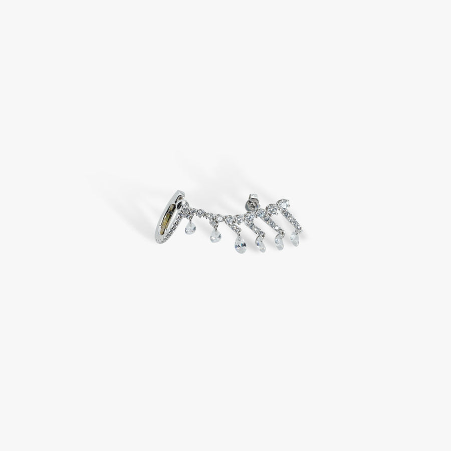 Aureate Vine Earrings in 925 Sterling Silver - BE FRUITFUL