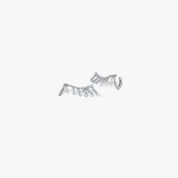 Aureate Vine Earrings in 925 Sterling Silver - BE FRUITFUL