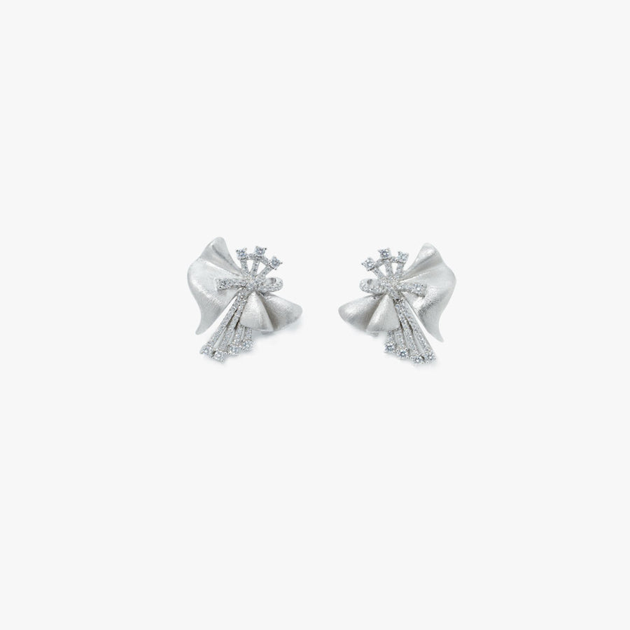Fluttering Wings Earrings in 925 Sterling Silver - BE FRUITFUL