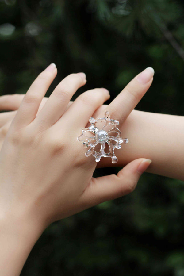 Asymmetrical Bubble Adjustable Ring 2 - be fruitful
