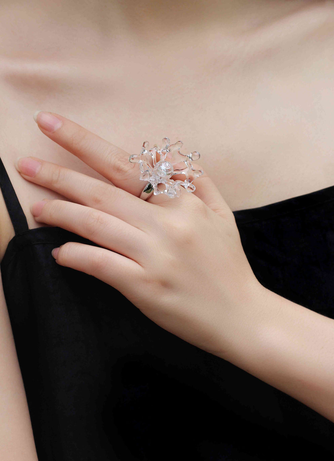 Asymmetrical Bubble Adjustable Ring 3 - be fruitful