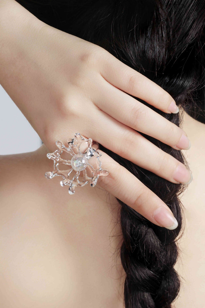 Asymmetrical Bubble Adjustable Ring 5 - be fruitful