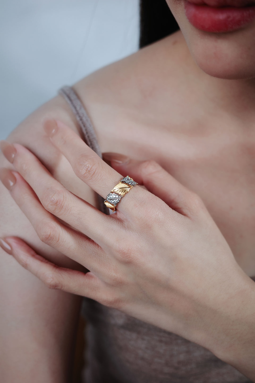 Auric Entwine Ring in 925 Sterling Silver