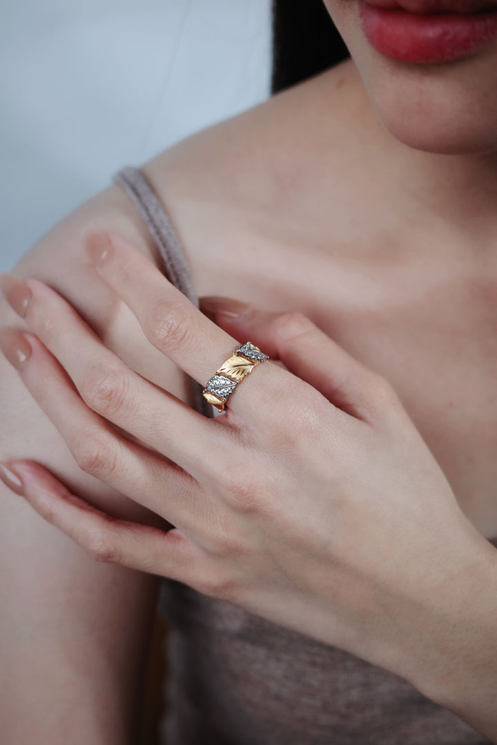 Auric Entwine Ring in 925 Sterling Silver