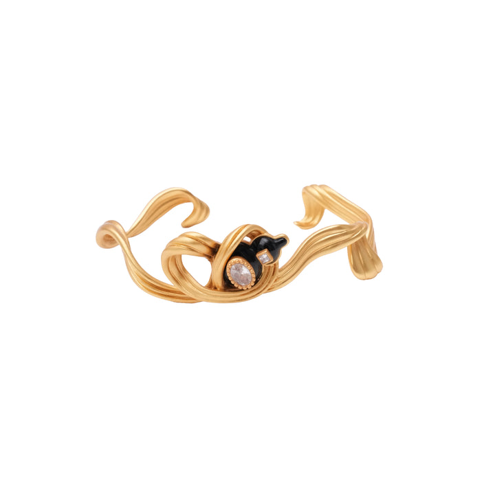 Soaring Fu Lu · Bangle with Black Onyx