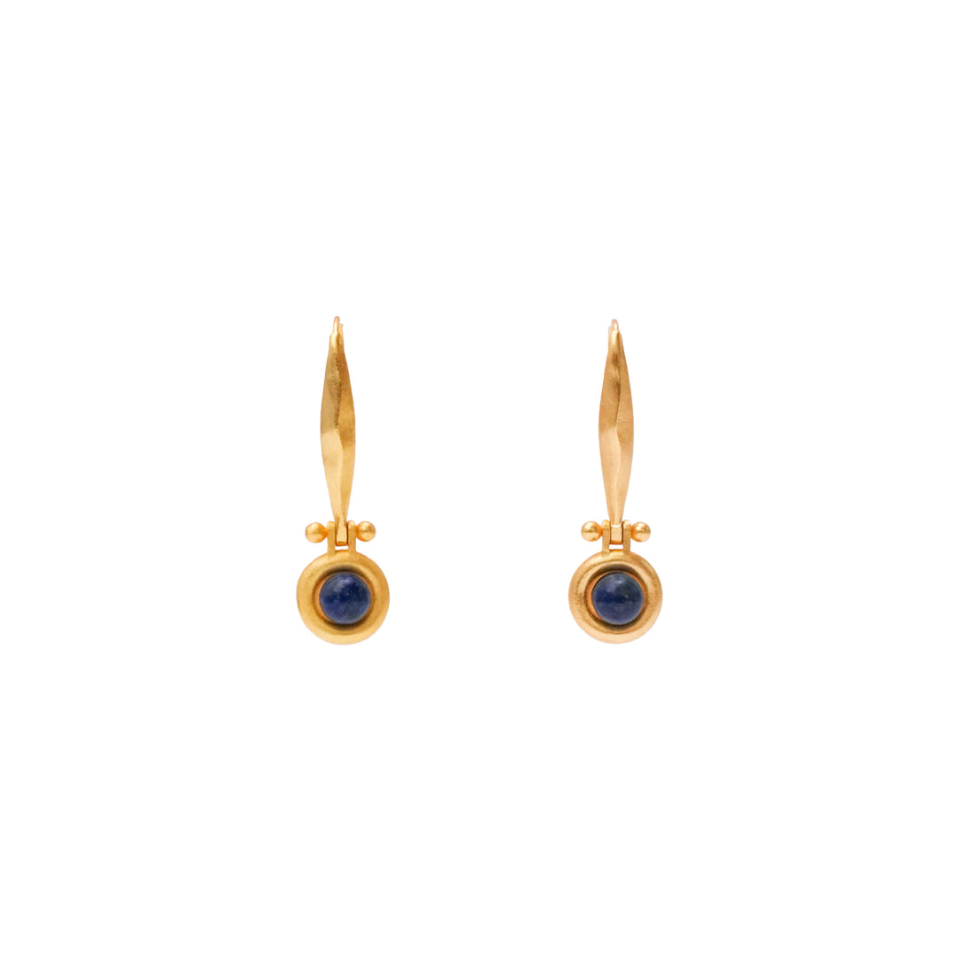 Desert Journey · Drop Earrings with Lapis Lazuli