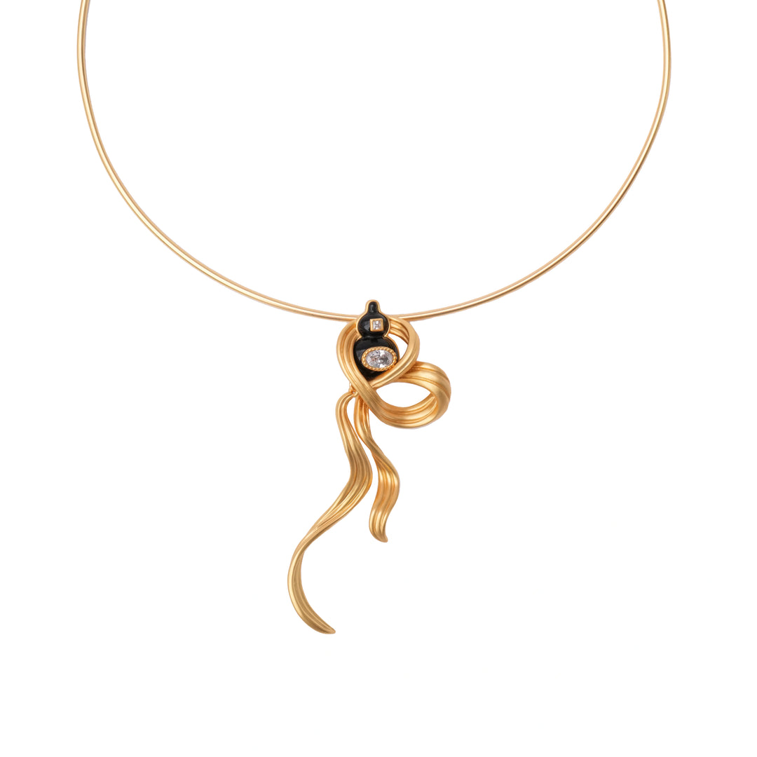 Soaring Fu Lu · Necklace with Black Onyx