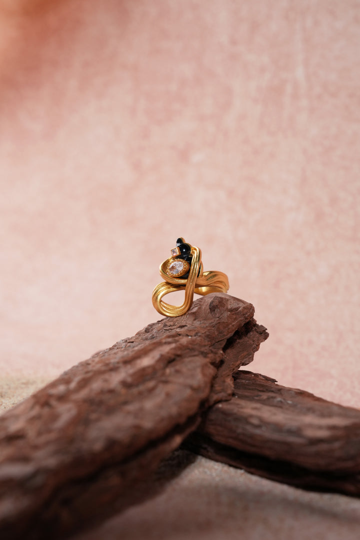 Soaring Fu Lu · Ring with Black Onyx