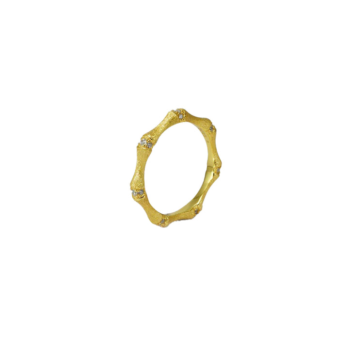 Bamboo whisper Ring in 925 Sterling Silver