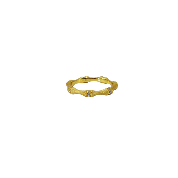 Bamboo whisper Ring in 925 Sterling Silver