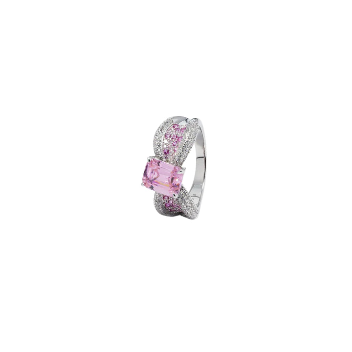 Blissful Princess Bow Ring in 925 Sterling Silver
