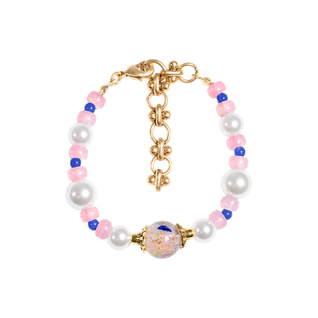 Candy-Colored Floral Liu Li Bracelet