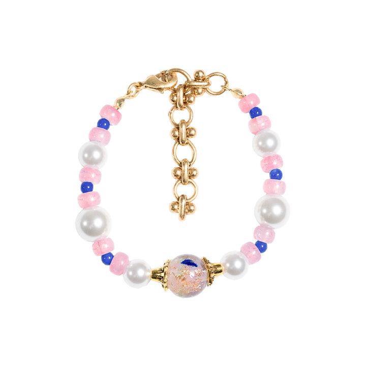 Candy-Colored Floral Liu Li Bracelet
