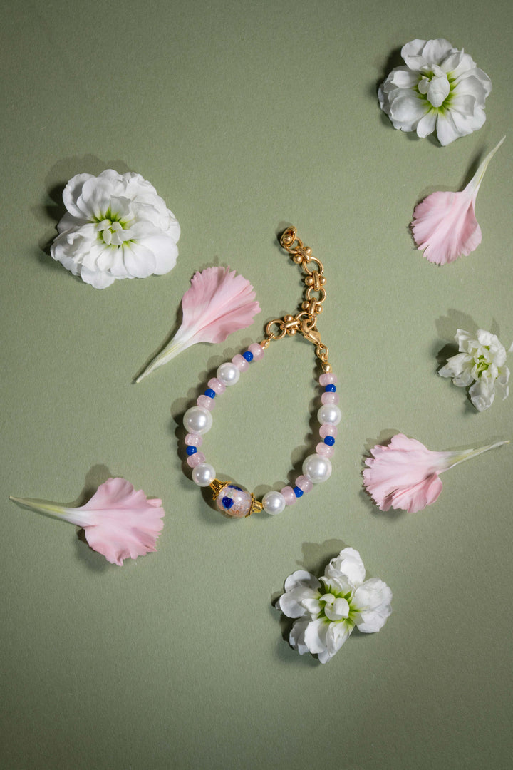 Candy-Colored Floral Liu Li Bracelet