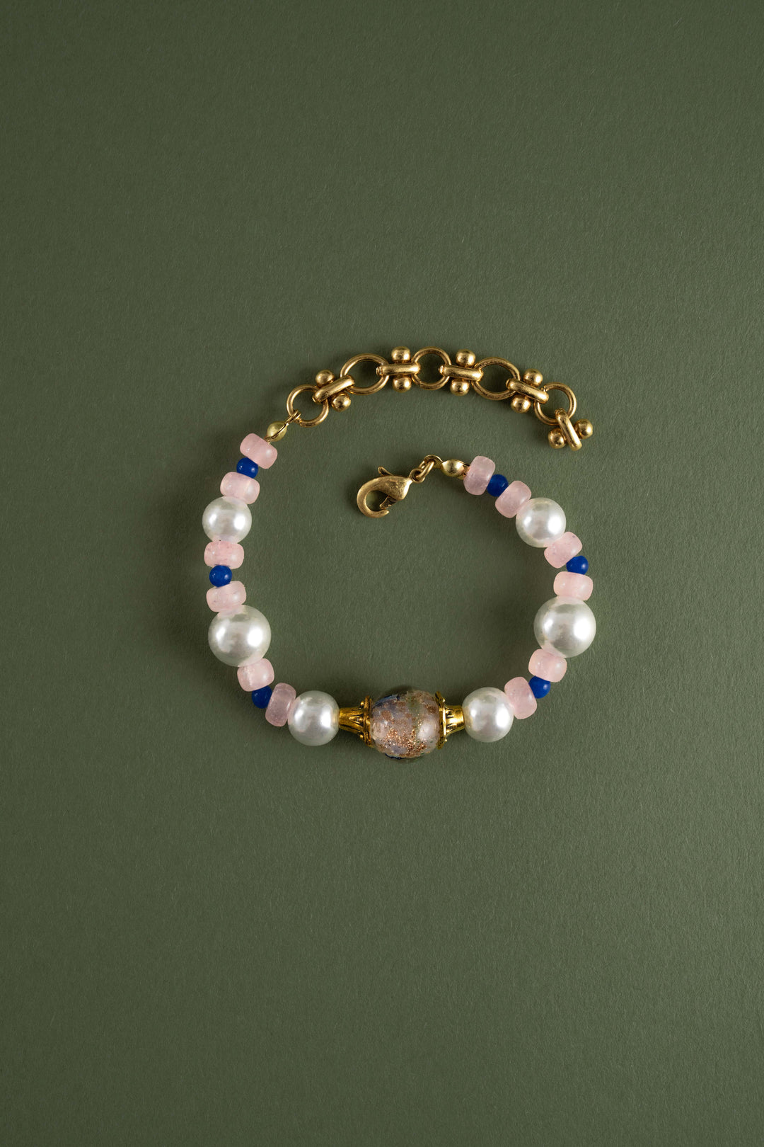 Candy-Colored Floral Liu Li Bracelet