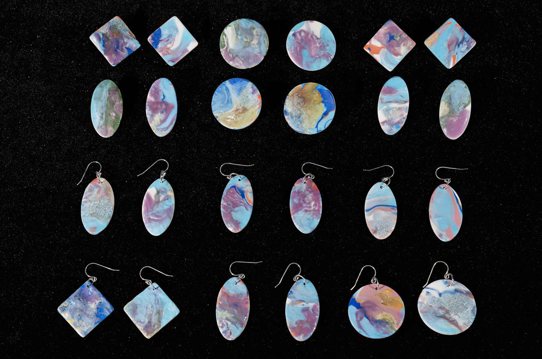 Cerulean Crest Earring