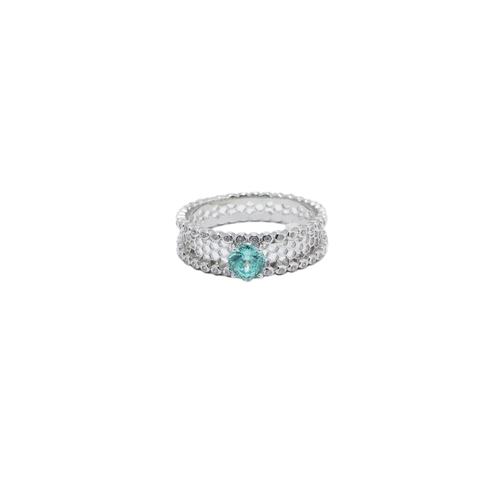 Cerulean Haven Ring in 925 Sterling Silver
